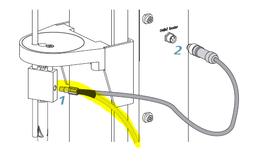 A diagram of a wire connected to a cable

Description automatically generated